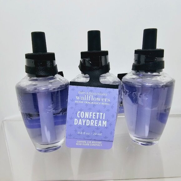 3 CONFETTI DAYDREAM Bath & Body Works Wallflower Refill Bulbs NEW - Picture 3 of 6